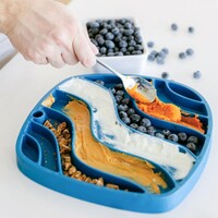 West Paw Seaflex Feast Mat™- All-in-one Slow Feeder and Lick Mat