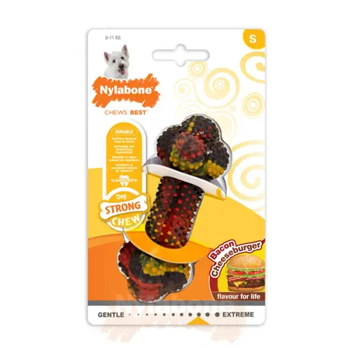 Nylabone Strong Chew Bacon Cheeseburger - S