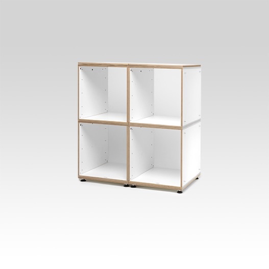 GUBE - M50: Gube Regal mit 4 Gubes