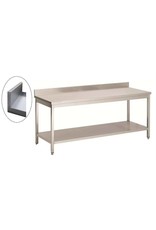 Sea Biscuit Working table with 1 Bottom Shelf  700 / 2000mm x 800x850mm
