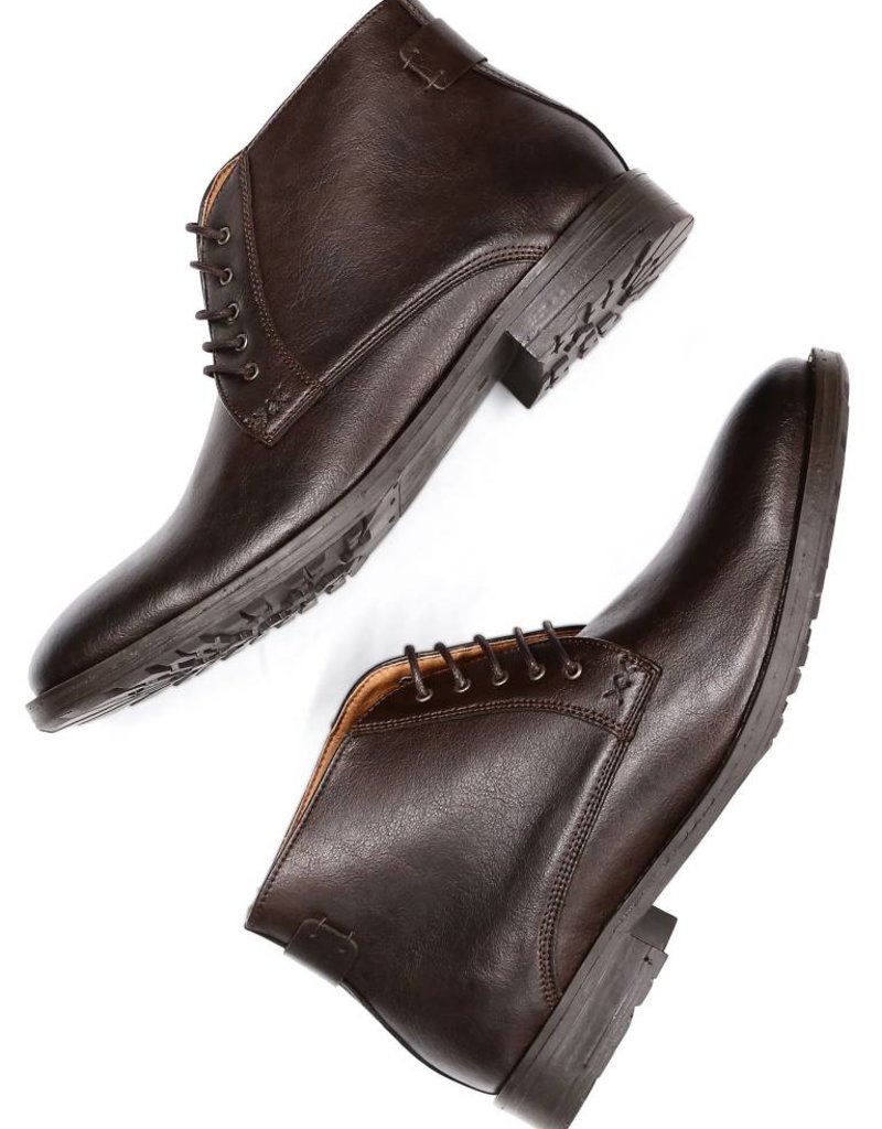Will's Vegan Shoes Stiefel Chukka Boots / dunkelbraun
