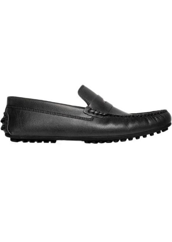 Will's Vegan Shoes Herrenslipper Penny Driving Loafers  / schwarz