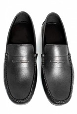 Will's Vegan Shoes Herrenslipper Penny Driving Loafers  / schwarz