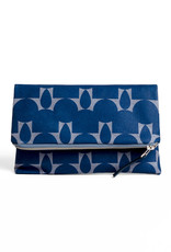 Lee Coren Vegane faltbare Clutch / indigo