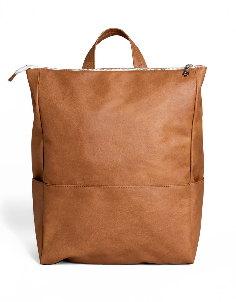 Lee Coren Veganer Rucksack Metropolitan, camel