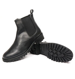 Will's Vegan Shoes Damen Chelsea Boots / schwarz