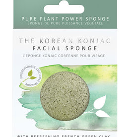 The Konjac Sponge Co Konjac Sponge - mit Grüner Französischer Tonerde