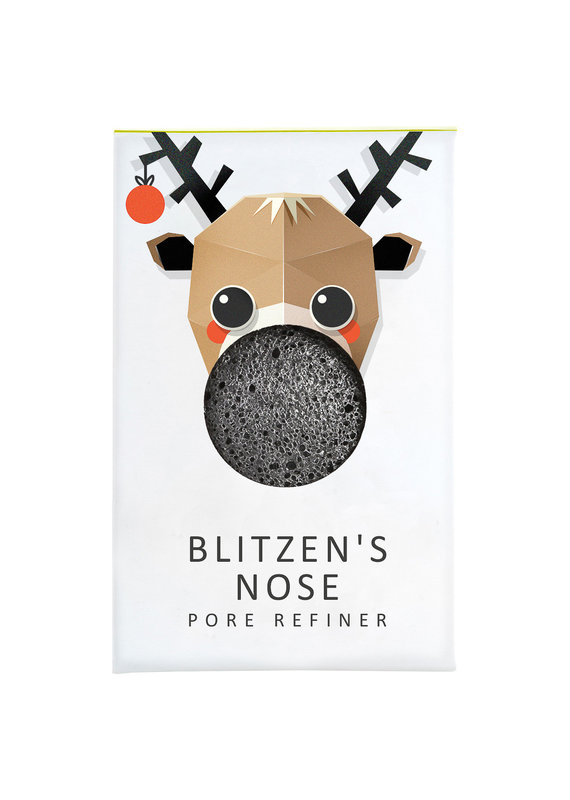 The Konjac Sponge Co Mini Konjac Sponge Christmas Collection - Blitzen's Nose