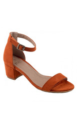 NAE Vegan Shoes Sandaletten mit Blockabsatz / orange