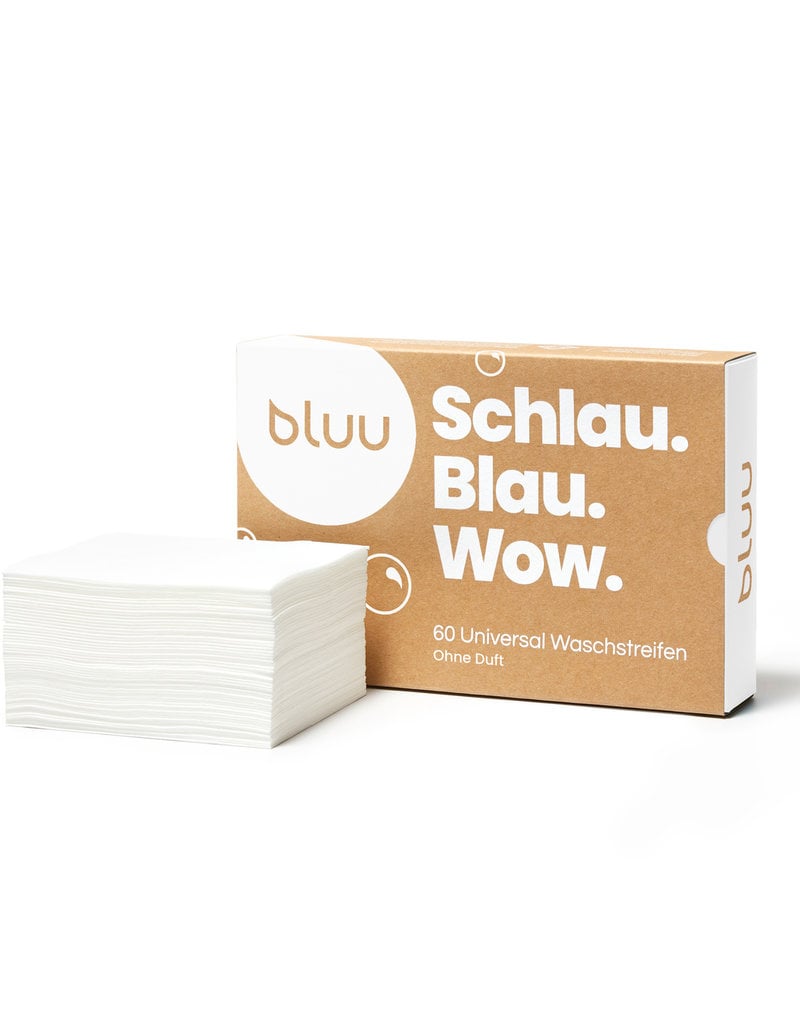 bluu 60 universal Waschstreifen  - Ohne Duft