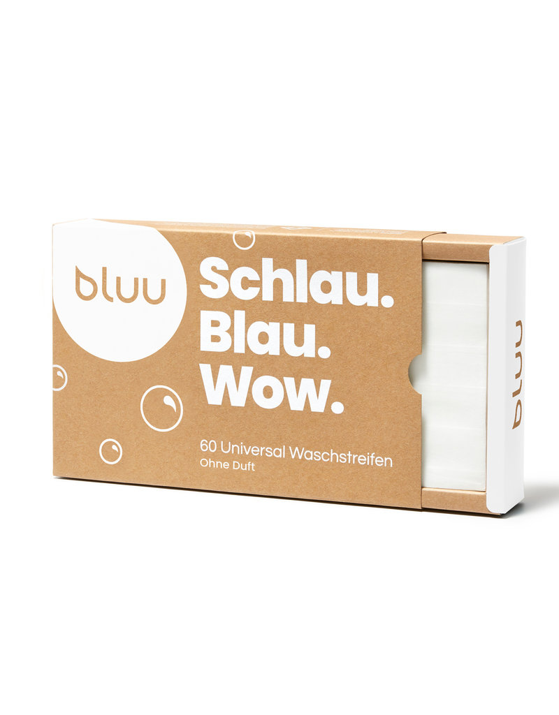 bluu 60 universal Waschstreifen  - Ohne Duft