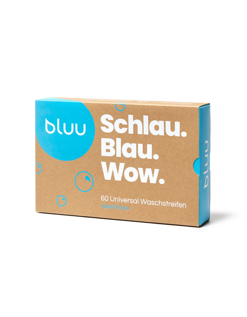 bluu 60 universal Waschstreifen - Alpenfrische