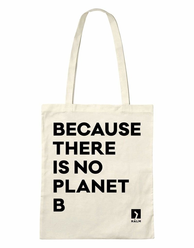 HALM Jute Beutel - "Because there is no Planet B"