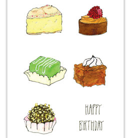 paper lions studio Postkarte "Happy Birthday"