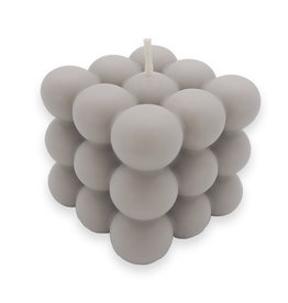 candlery. Bubble Candle – Grau