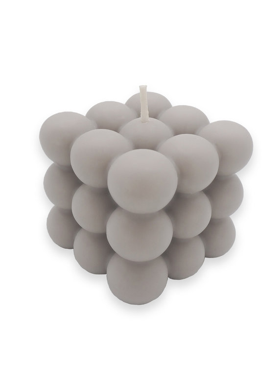 candlery. Bubble Candle – Grau