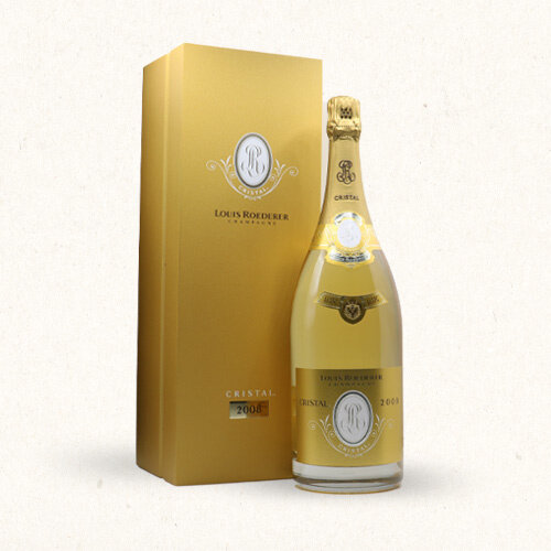 Cristal Vintage 2008 Cristal magnum (1,5 liter) giftbox