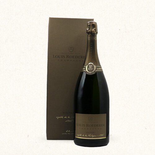 Louis Roederer Vintage 1995 late release giftbox