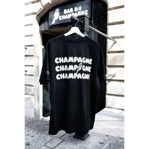 L'Atelier du Champagne T-shirt CHAMPAGNE Black L L'Atelier du Champagne T-shirt CHAMPAGNE Black L