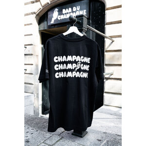 L'Atelier du Champagne T-shirt CHAMPAGNE Black XL