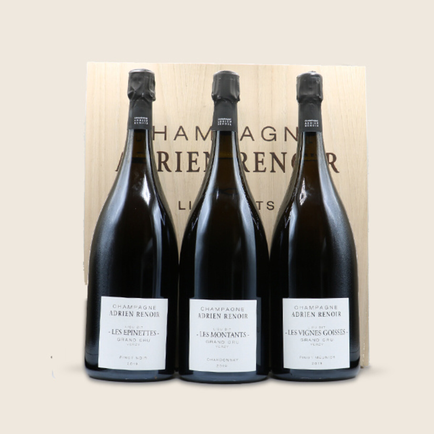Adrien Renoir Vintage 2019 - Trilogy of Verzy grand cru