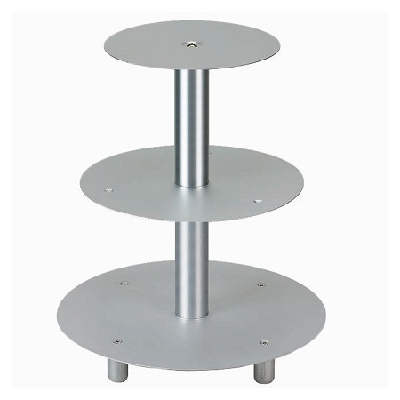 Schneider GmbH Stainless steel Wedding cake stand, 3 layers