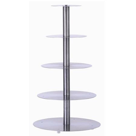 Schneider GmbH Stainless steel Wedding cake stand, 5 layers