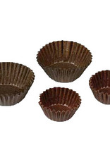 Schneider GmbH Cupcake kuipje bruin, 25