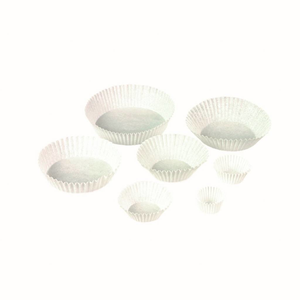 Schneider GmbH Weißes Cupcake-Förmchen, 50 mm
