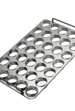 Baking tray with rings 60 x 30