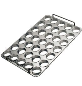 Baking tray with rings (60 x 30 mm)