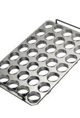 Baking tray with rings 65 x 30