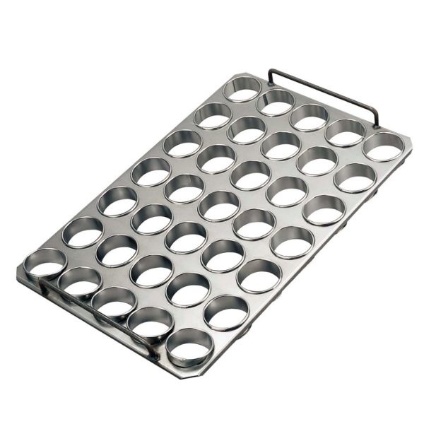 Backblech (590 x 390 mm)mit Ringen (70 x 25 mm)