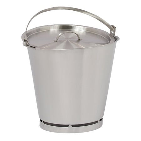 Stainless steel bucket lid