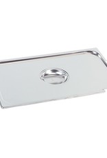 Gastronorm stainless steel lid1/6 GN with spoon-and grip recess