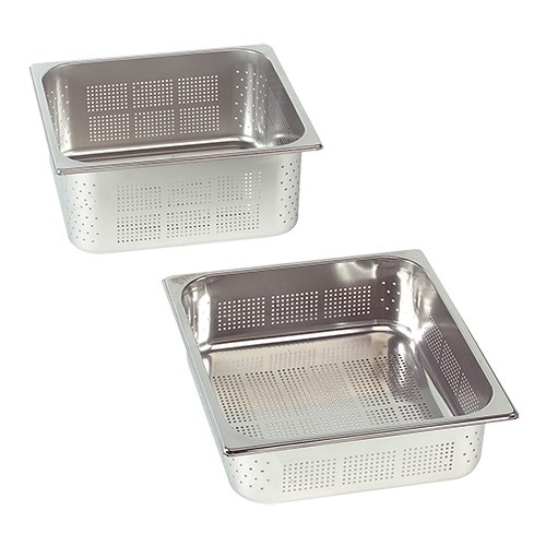 Perforated gastronorm container, GN 2/3 x 40(h) mm