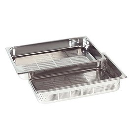 Perforated gastronorm container, GN 1/1 x 100(h) mm