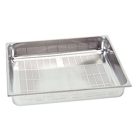 Perforated gastronorm container, GN 2/1 x 40(h) mm