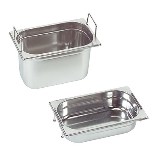 Gastronorm container with recessed handles, GN 1/4 x 100(h) mm