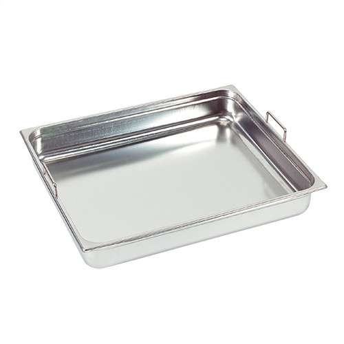 Gastronorm container with recessed handles, GN 2/1 x 100(h) mm