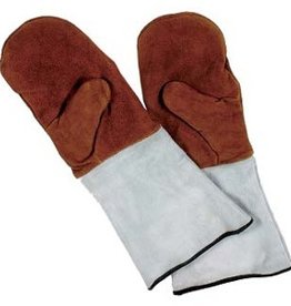 Schneider GmbH Leather baking mittens with thumb