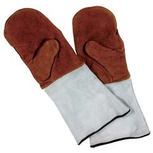 LEATHER OVEN GLOVES - 3 FINGER, PAIR-SCHNEIDER-310024