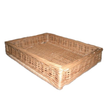 Display wicker basket 50 x 30 x 10 cm