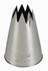 Garnishing tube 8-teeth, 4 mm