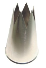 Garnishing tube 6-teeth, 7 mm