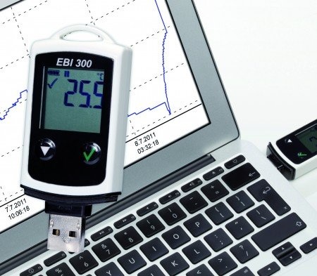 Temperature logger EBI 300