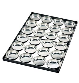 Cake mould tray 100 x 18 (15 moulds)