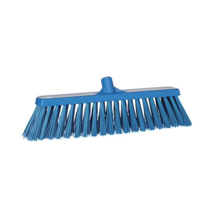 Vikan Hard broom, blue