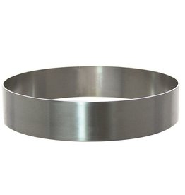 Schneider GmbH Stainless steel bavaroise- and baking ring 180 x 45
