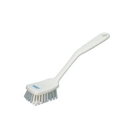 Vikan 42875 Narrow Dish Brush- Medium, White